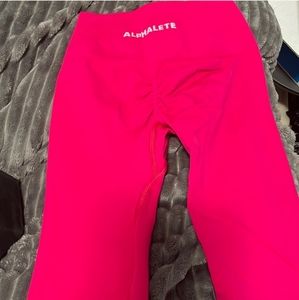 Alphalete amplify leggings in pink